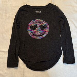 Colorful Emoji Long Sleeve Tee